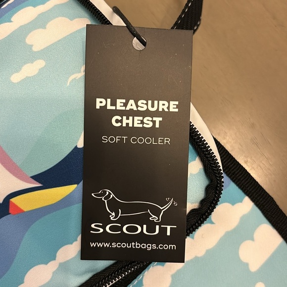 NEW WITH TAGS Scout Totes Ma Boats Pleasure Chest Soft Cooler - Picture 3 of 16